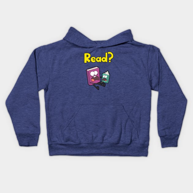 READ? Kids Hoodie by RobotGhost